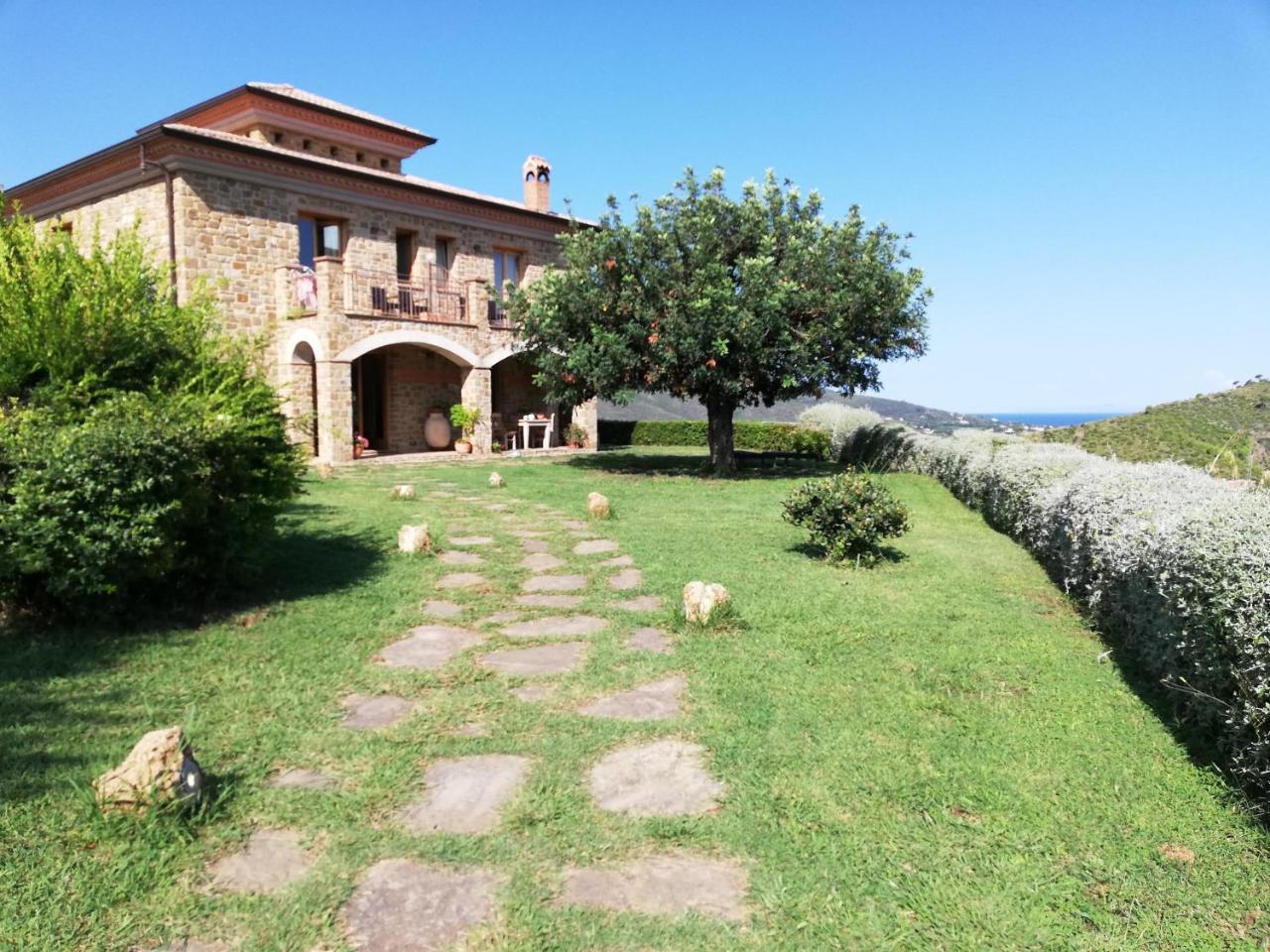 Vila Sulle Onde Della Collina Montecorice Exteriér fotografie